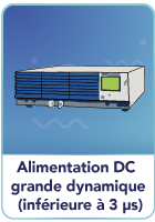 Alimentation DC grande dynamique (inférieure à 3 µs)