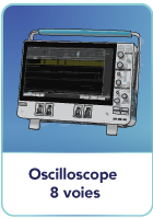 Oscilloscope 8 voies