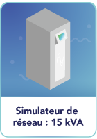 Simulateur de réseau : 15 kVA